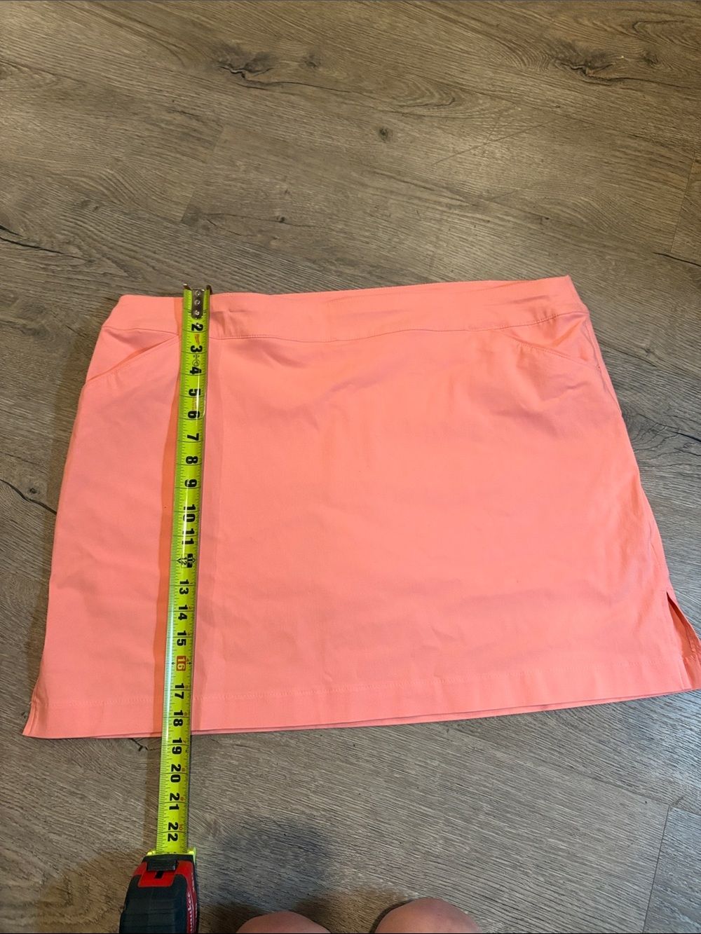 Coral Bay Women's Coral Pink Active Skort Pockets 18W